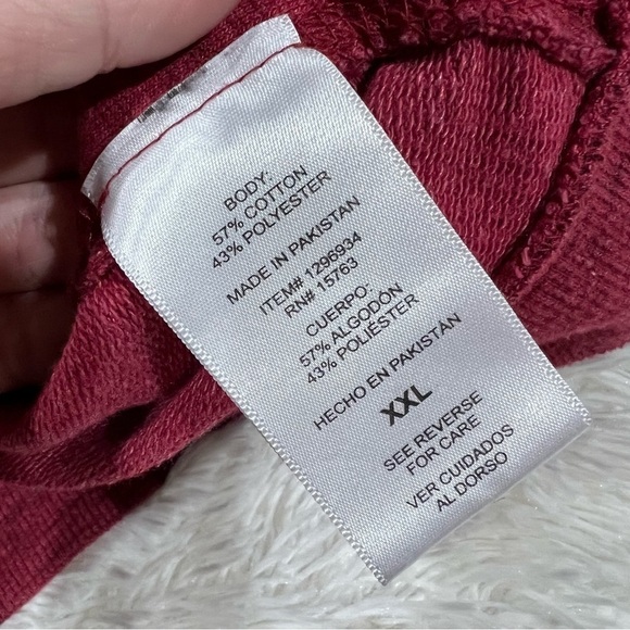 CHAMPION Red Crew Neck Pullover mens XXL - Picture 6 of 9